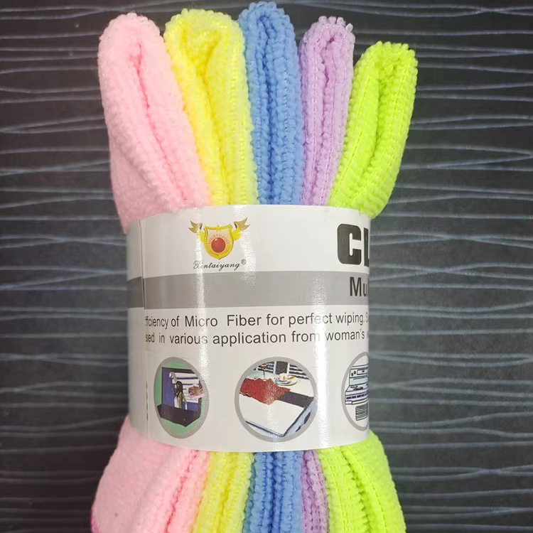 Microfiber Cleaning Cloths-5 PK, Softer Highly Absorbent, Lint Free Streak Free for House, Kitchen
