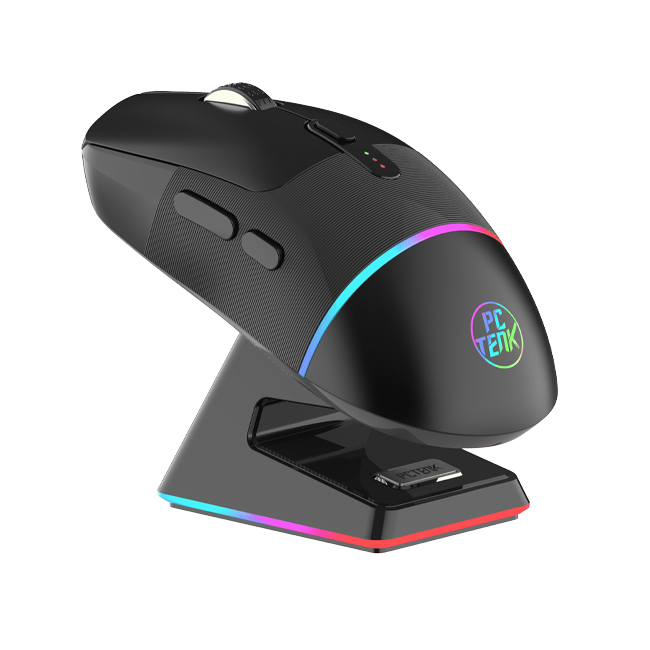 2.4g USB Computer Gaming Mouse Rgb Color LED Backlight Rechargeable Silent Wireless Gaming Mouse for PC Laptop
