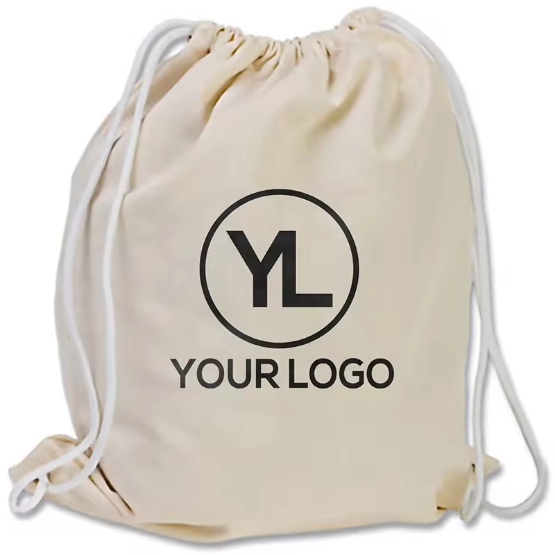  Eco-Friendly Cotton Drawstring Backpack 