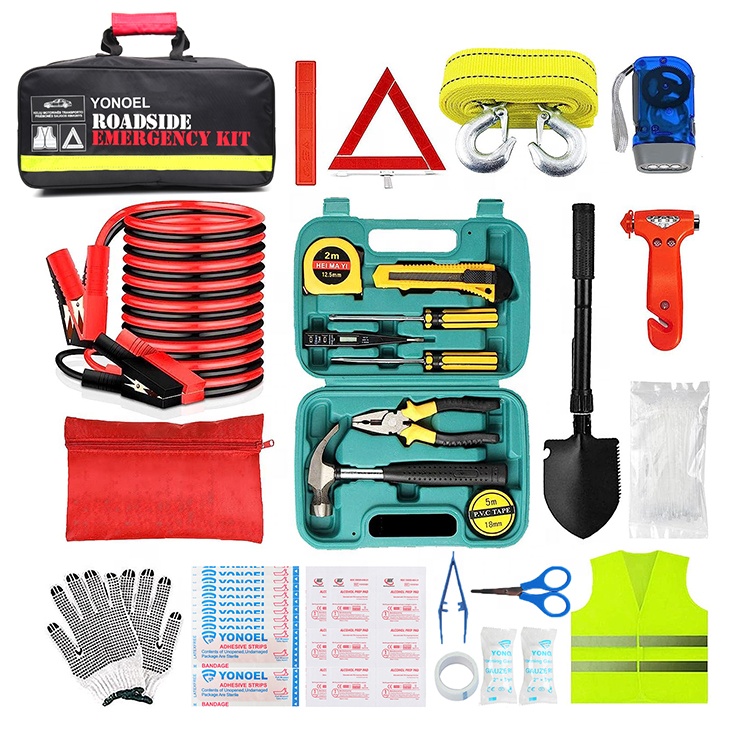 Emergency Roadside Tool Kit Set