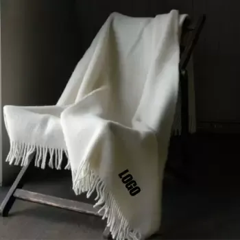 Pure Wool Portable Travel Blanket for Outdoor