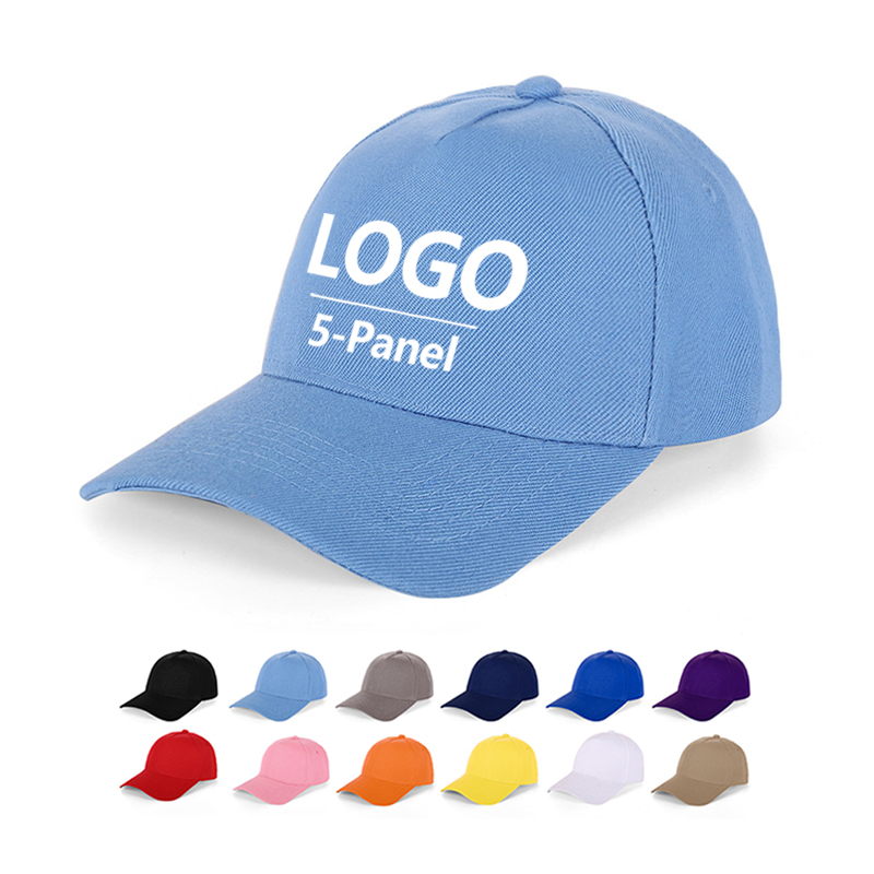 5 Panel Cotton Baseball Facecap