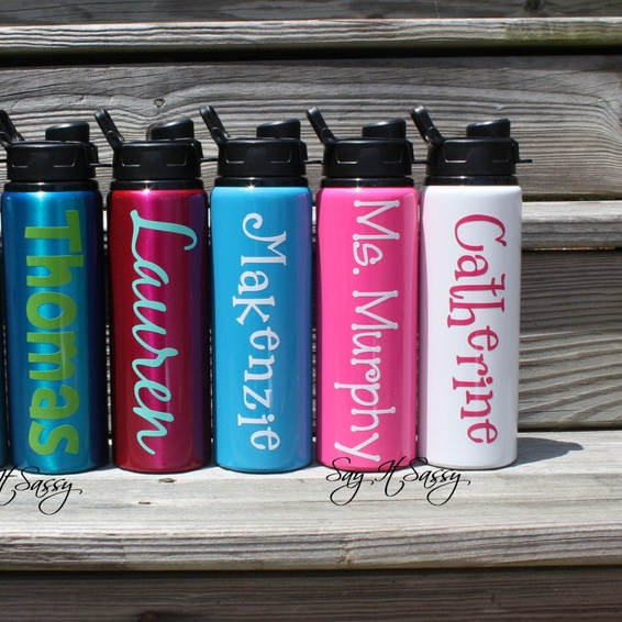Single Wall Aluminium Water Bottle