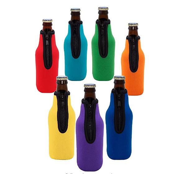 Neoprene Zippered Bottle Cover