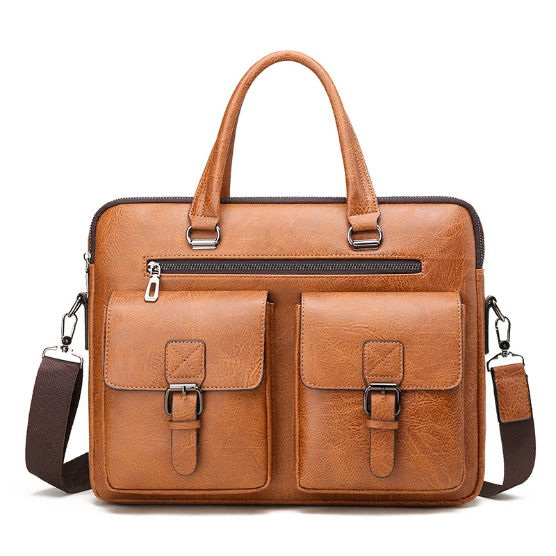 High-End Men's Soft PU Bag 