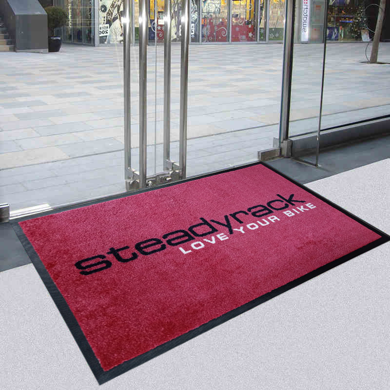 100%Nylon Logo Carpet With Rubber Backing Floor Mat Entrance Outdoor and Indoor Mat