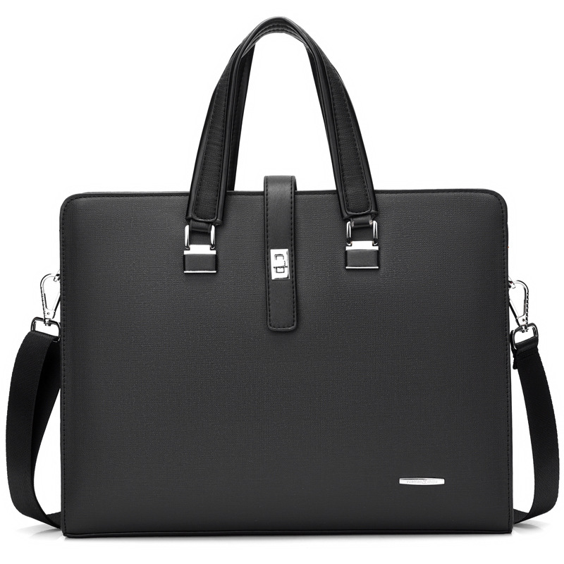  Genuine Leather Messenger Laptop Bag