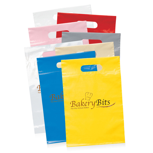 Die Cut Handle Personalized Plastic Bag