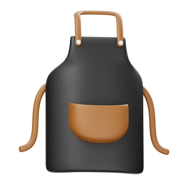 Short Cotton Apron